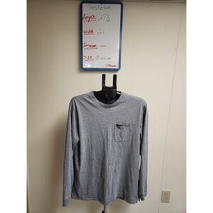 Pendleton Grey Long Sleeve Pullover Size Medium